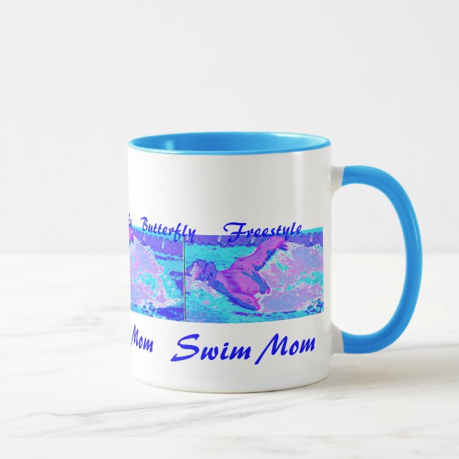 Swim-Mama-Kaffee-Tasse Tasse (Rechts)