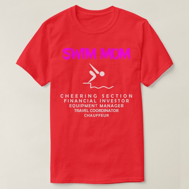 Swim Mama T-Shirt (Design vorne)