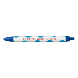 Swim- oder Tauchcoach Red Personalize Pen Kugelschreiber