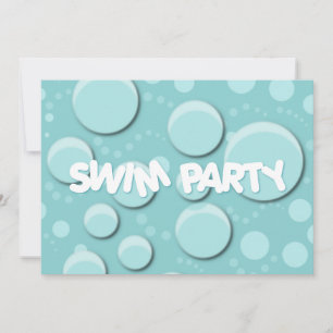 Swim-Party Einladung