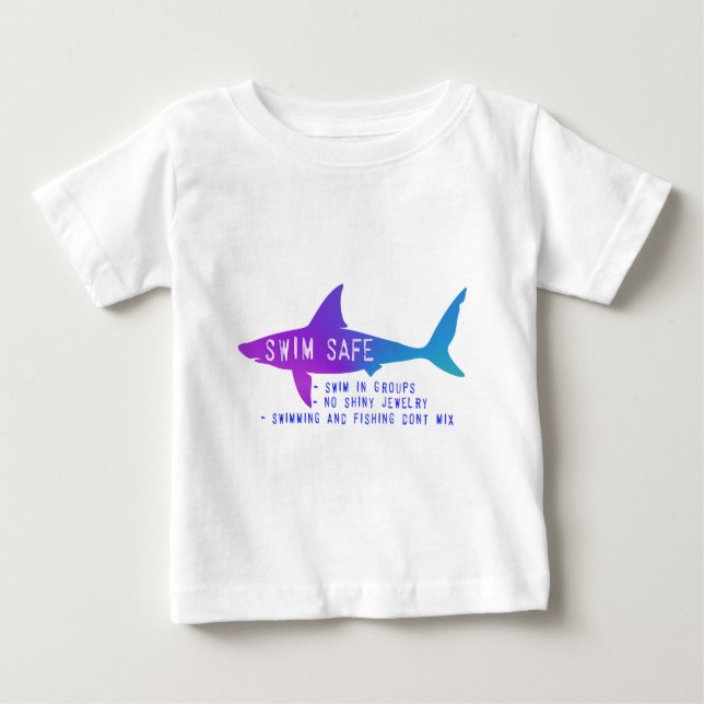 Swim Safe-Shirt Baby T-shirt (Vorderseite)