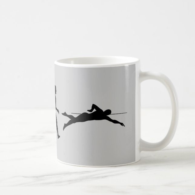 Swim-Schwimmen-Sport-Evolution Kaffeetasse (Rechts)
