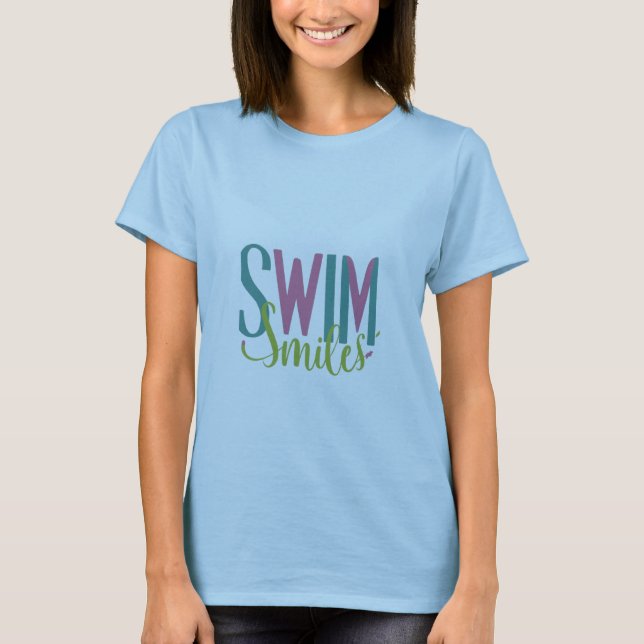 Swim Smiles T-Shirt (Vorderseite)