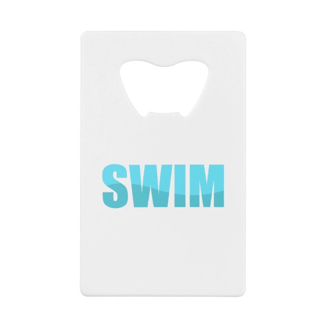 Swim Stainless Steel Flaschenöffner (Vorderseite)