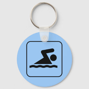 Swim-Symbol-Schlüsselanhänger Schlüsselanhänger