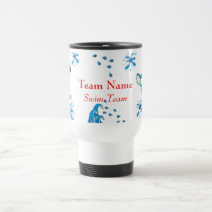 Swim Team Customizable Travel Mug Reisebecher