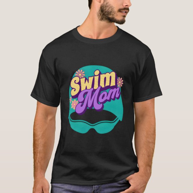 Swim Team-Mama T-Shirt (Vorderseite)