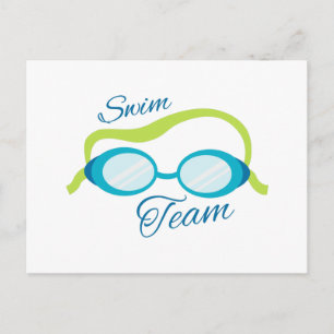 Swim Team Postkarte