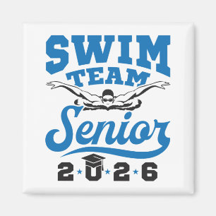 Swim Team Senior 2026 Magnet