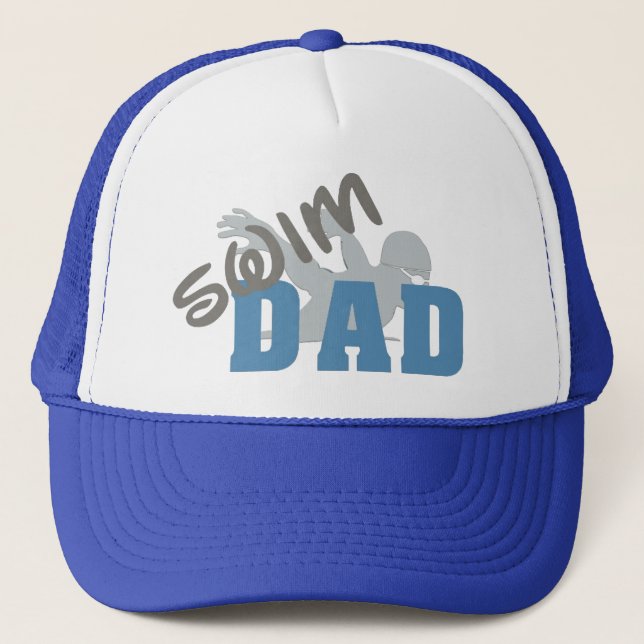 Swim Vater Hat Truckerkappe (Vorderseite)