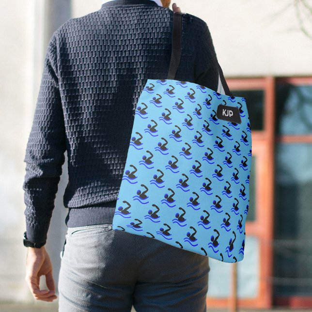 Swimmer Front Crawl Logo, Ihre Initialen oder Name (Von Creator hochgeladen)