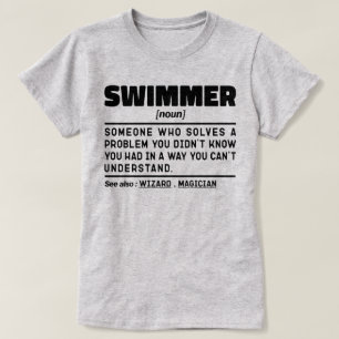 Swimmer Noun Definition Scuba Diving Spezialist T-Shirt