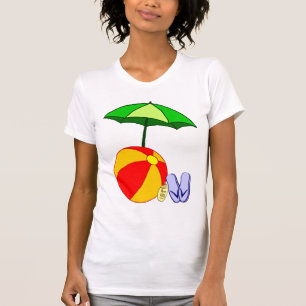 Swimming Beach Ball Umbrella T-Shirt