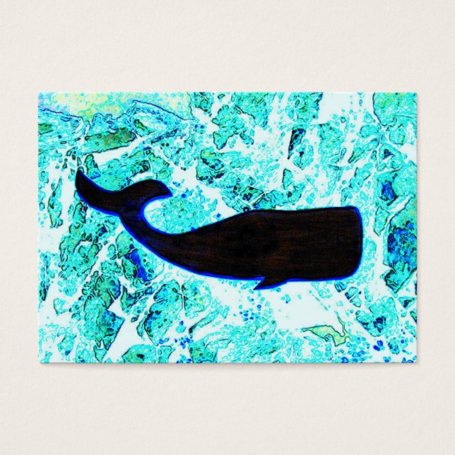 Swimming Black Whale (Vorderseite)