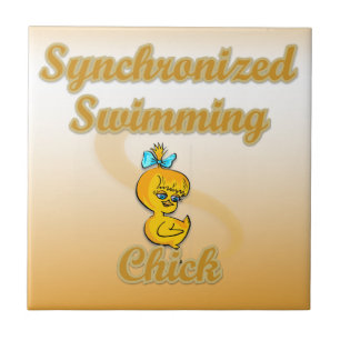 Swimming Chick Fliese