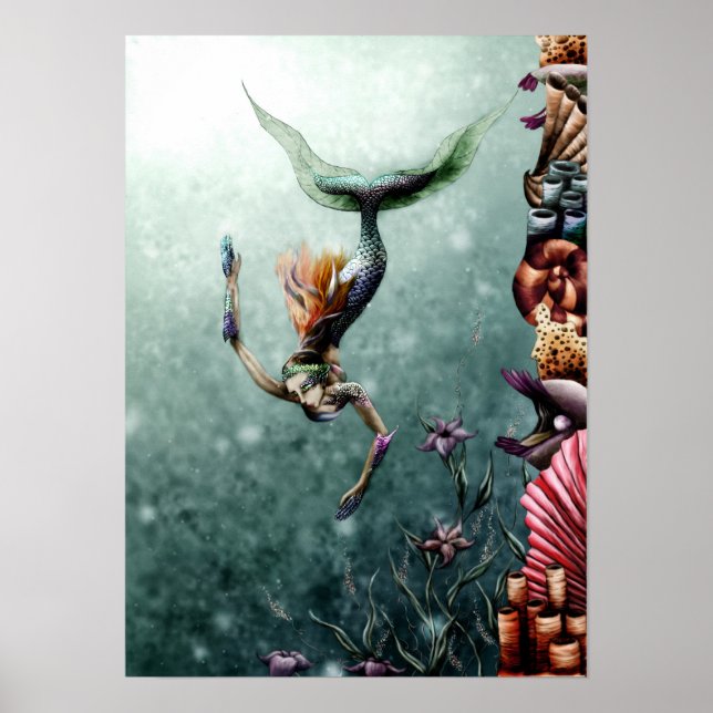 Swimming Down Poster (Vorne)