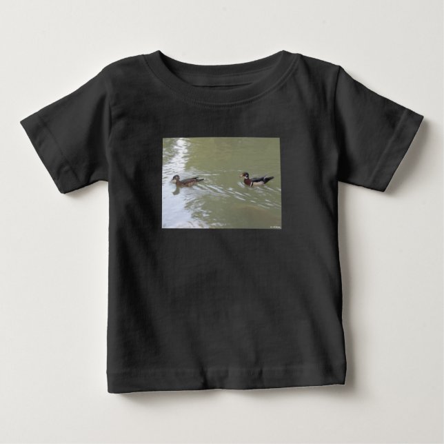 Swimming Ducks Baby T-shirt (Vorderseite)
