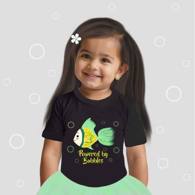 Swimming fish baby t-shirt (Von Creator hochgeladen)