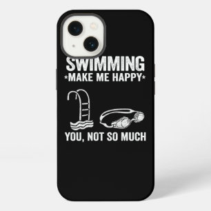 Swimming Make Me Happy Swimmer Team Gift Funny iPhone 13 Hülle