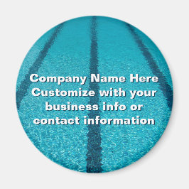 Swimming Pool Company Custom Marketing Magnet