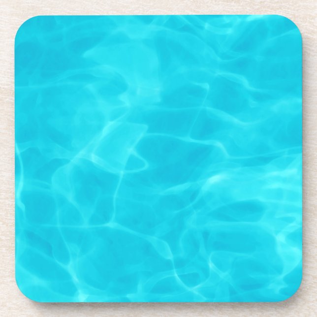 Swimmingpool Getränkeuntersetzer (Vorderseite)