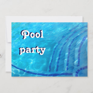 Swimmingpool-Party Einladung