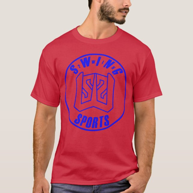 SWING2WIN Sports Blau Junge Junge T-Shirt (Vorderseite)