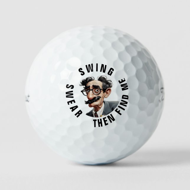 Swing and Sweattileist Pro V1 Golf Balls Golfball (Vorderseite)