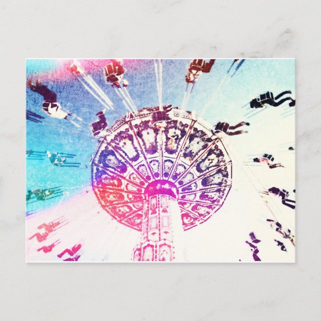 Swing Carousel Postkarte (Vorderseite)