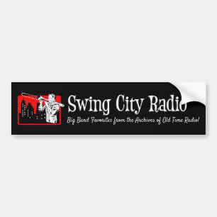Swing City Radio - Autoaufkleber