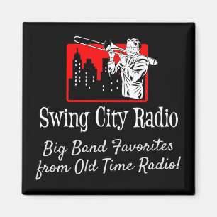 Swing City Radio Magnet
