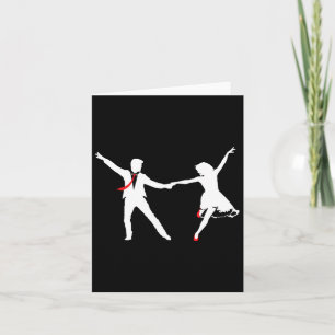 Swing Dance Couple - Dance School Swing Dance Swan Karte