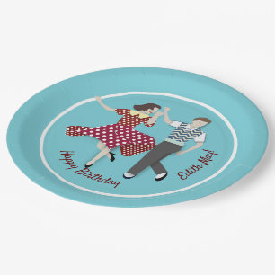 Swing Dance Couple Pappteller