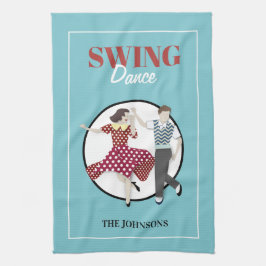 Swing Dance Geschirrtuch