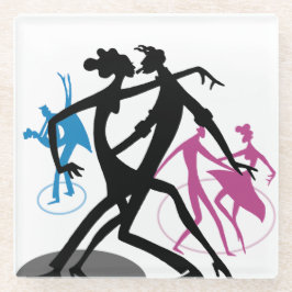 Swing Dance Glasuntersetzer