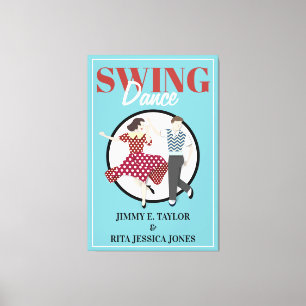 Swing Dance Leinwanddruck