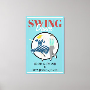 Swing Dance Leinwanddruck