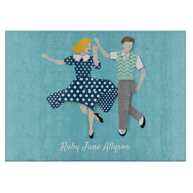 Swing Dance Schneidebrett (Vorderseite)