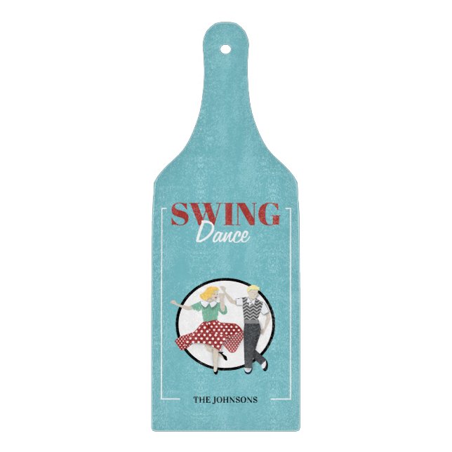 Swing Dance Schneidebrett (Vorderseite)