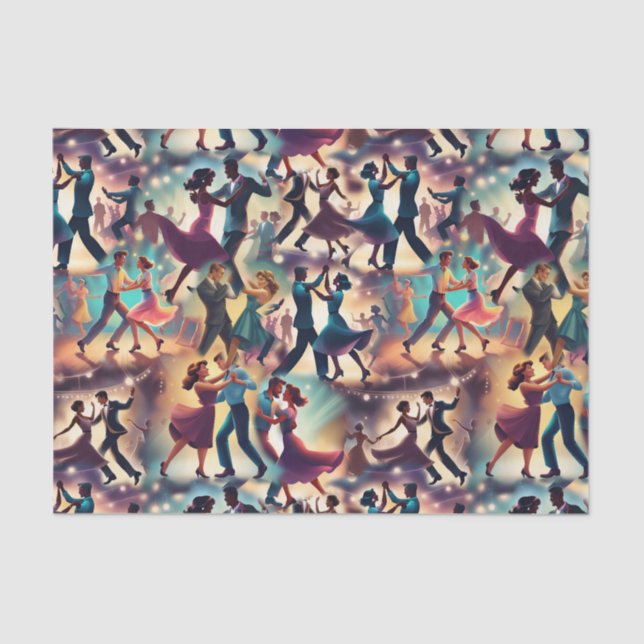 Swing Dance Seidenpapier (Vorderseite)
