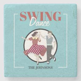 Swing Dance Steinuntersetzer