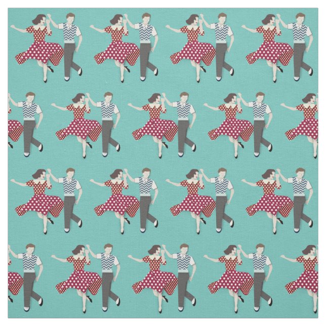 Swing Dance Stoff (Muster)