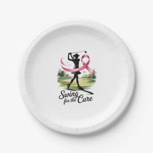 Swing for Cure Golf Breast Cancer Pappteller