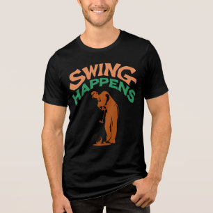 Swing Happens Spaß Tri-Blend Shirt