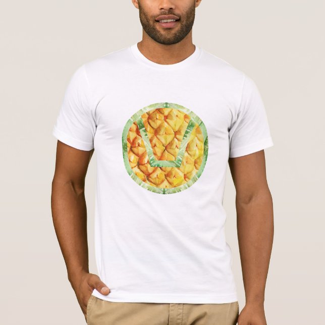 Swing-Logo auf dem Ananas-T - Shirt oben Tank (Vorderseite)