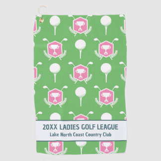 Swing & Sip Damenliga Golfhandtuch