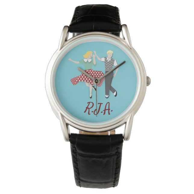 Swing-Tanz Armbanduhr (Vorderseite)