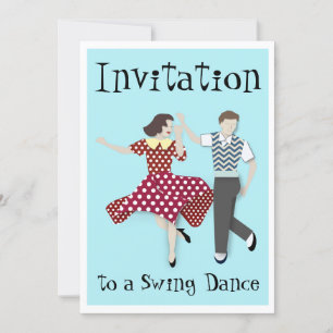 Swing-Tanz Einladung