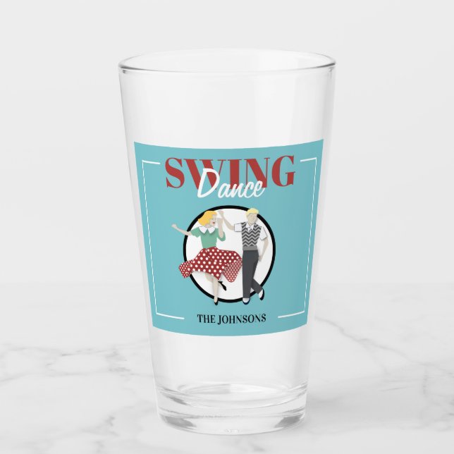 Swing-Tanz Glas (Vorderseite)