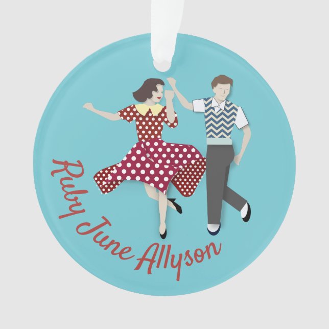 Swing-Tanz Ornament (Vorderseite)